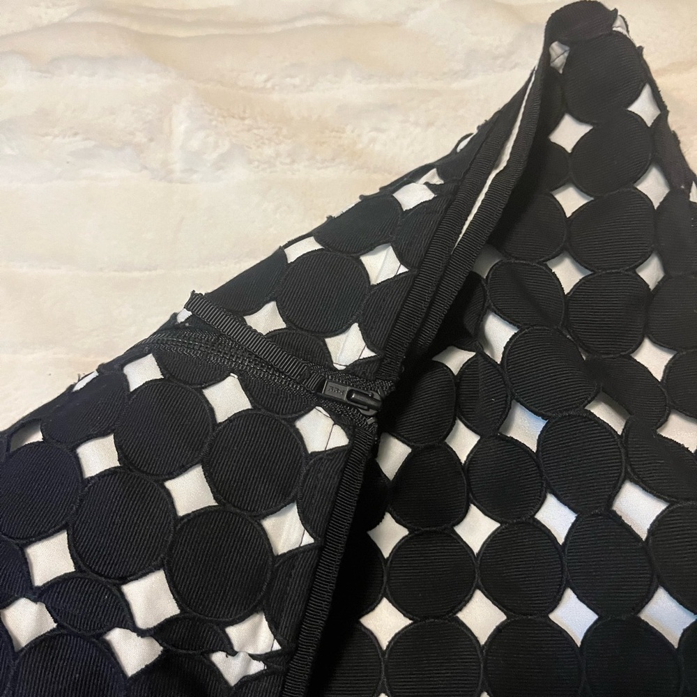 White House Black Market 10 Geometric Circle Pattern Office Work NYC City Skirt - Picture 6 of 7